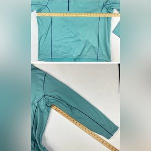 Peter Millar Crown Sport 1/4 Zip Pullover Light Blue Mens XXL Golf